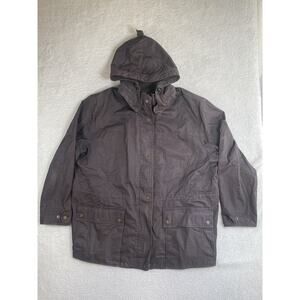 Pacific Trail Field Jacket Mens XL Lined Brown Removable Hood Fishing READ